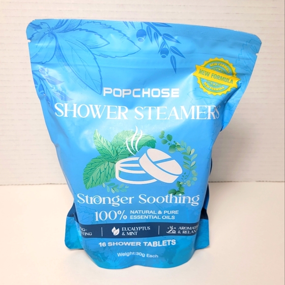 Eucalyptus Mint Shower Steamers Stronger Soothing Popchose 16 pcs NWT - Picture 1 of 3